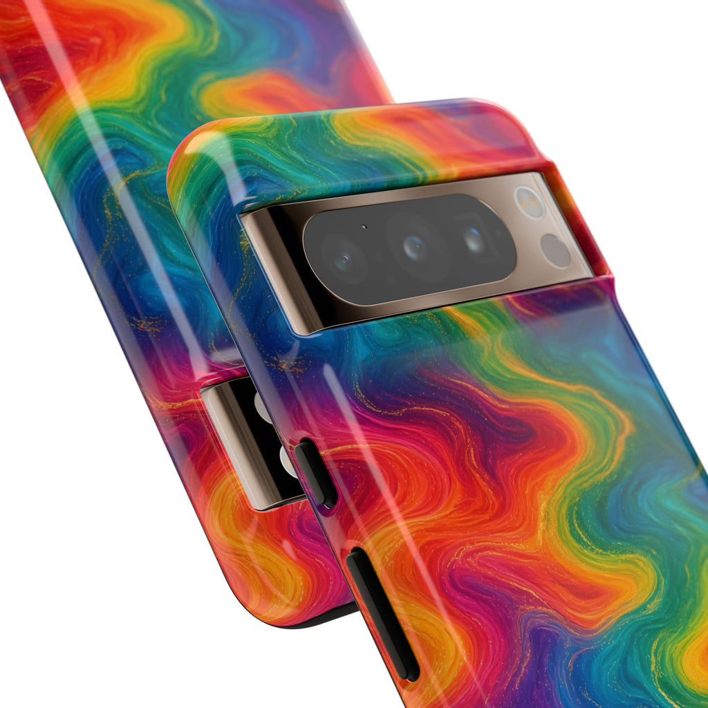 Rainbow Marble Phone Case
