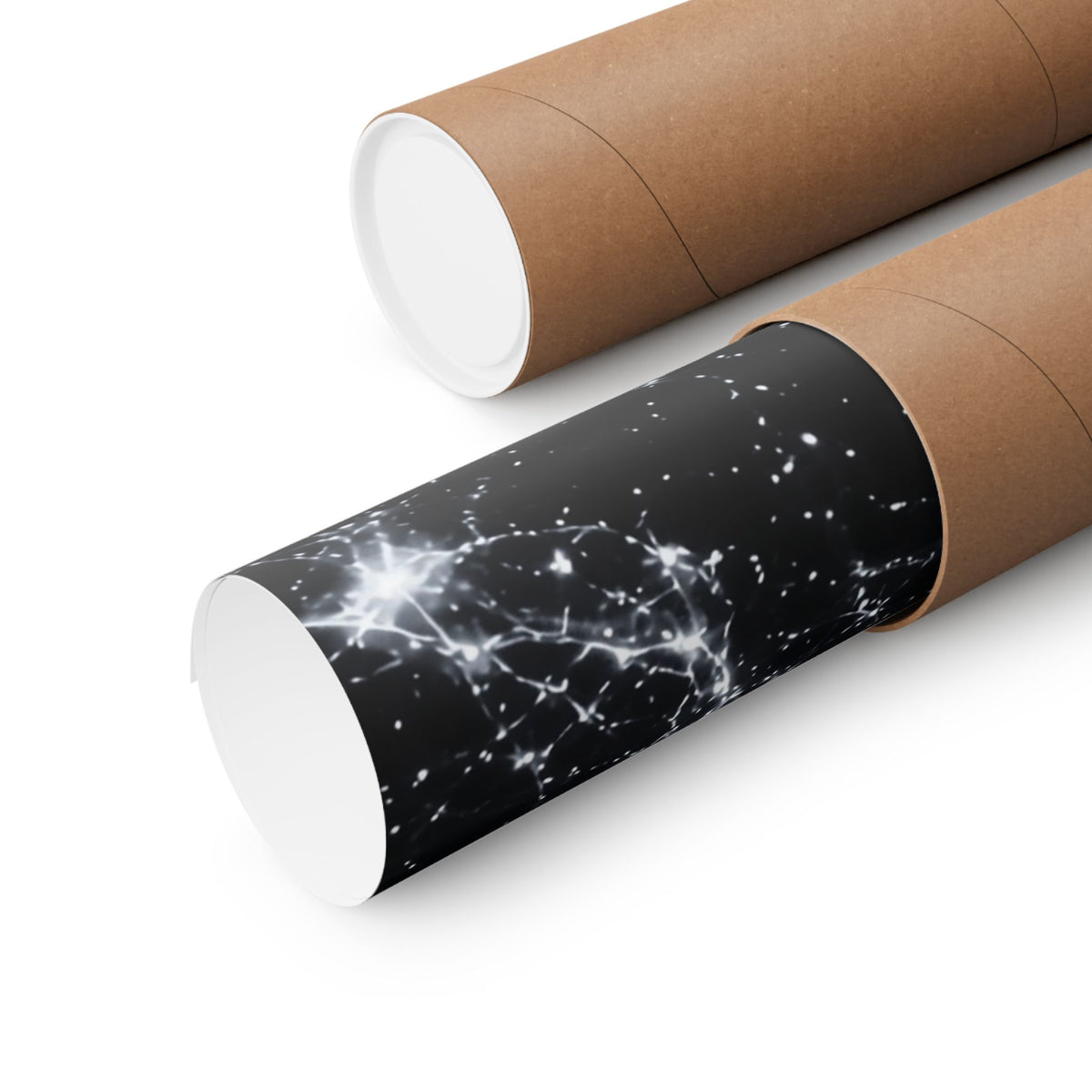 Neon Mycelium - Silver Ghost Poster