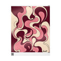 Fillmore Flow - Burgundy & Blush Wrapping Paper