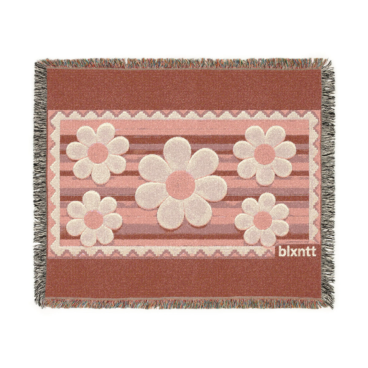 BLXNTT Pink Hippie Woven Blanket #2
