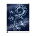 Copper Infinity - Ice Blue & Silver Wrapping Paper