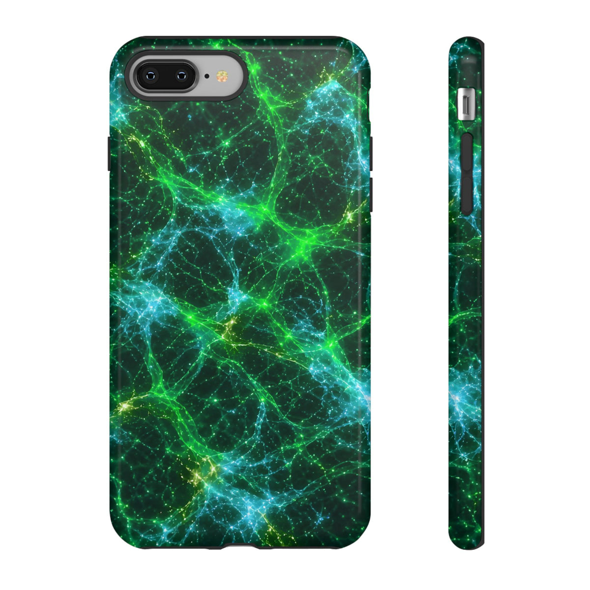 Neon Mycelium - Mermaid Phone Case