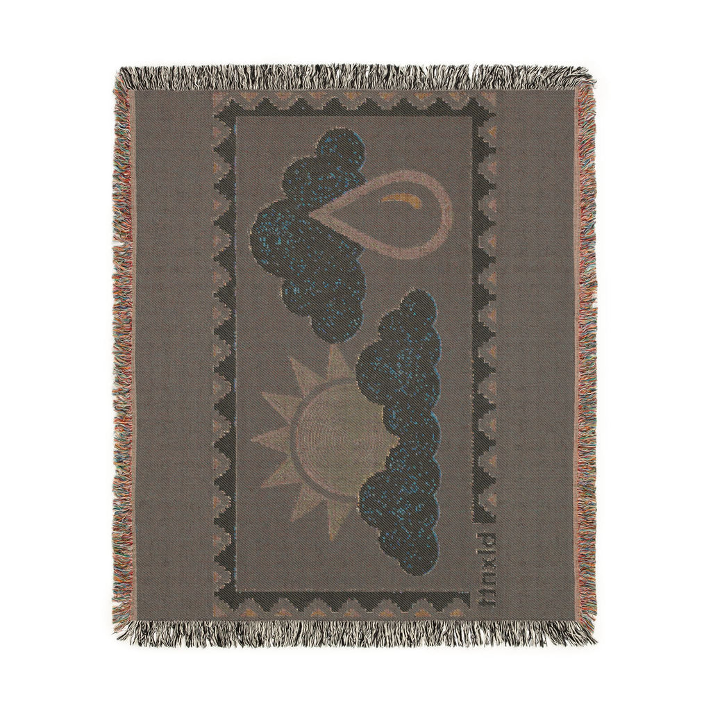BLXNTT Blue Hippie Woven Blanket #3