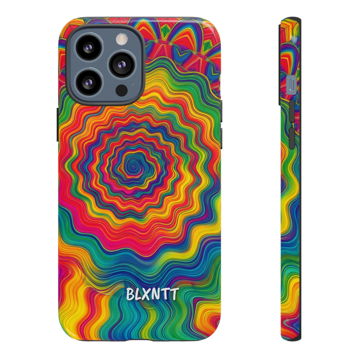 Hypnotic Rainbow Ripple Phone Case