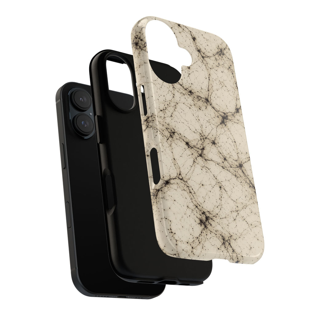 Neon Mycelium - Ink on Paper Phone Case