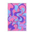 Fillmore Flow - Cotton Candy Glossy Canvas