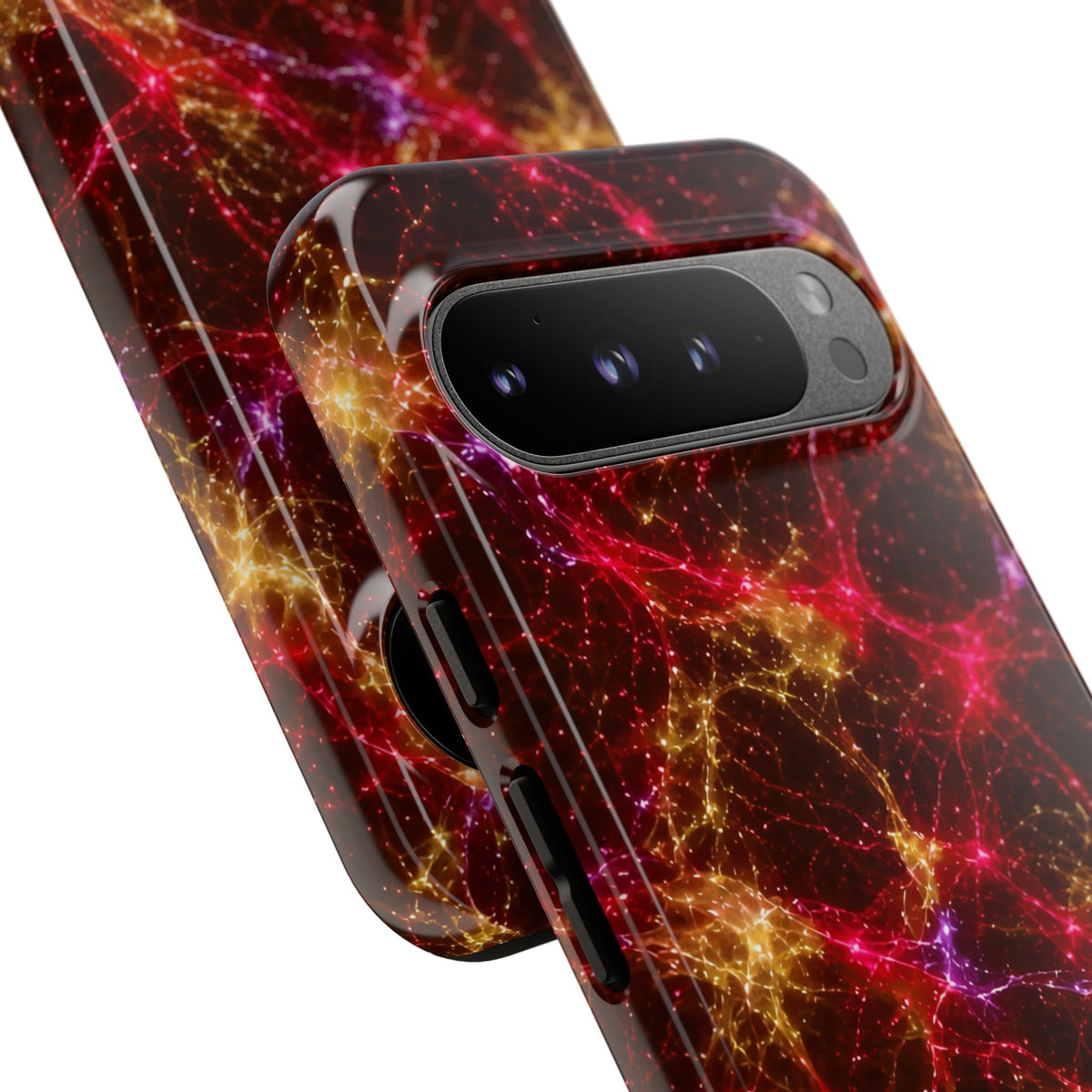 Neon Mycelium - Rainbow Nerve Phone Case
