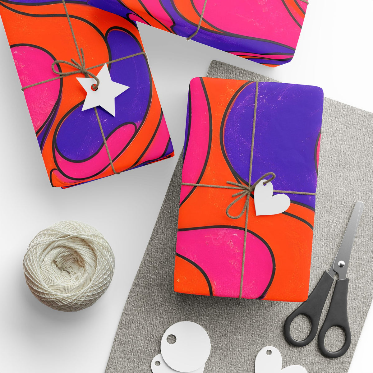 Fillmore Flow - Synthwave Wrapping Paper
