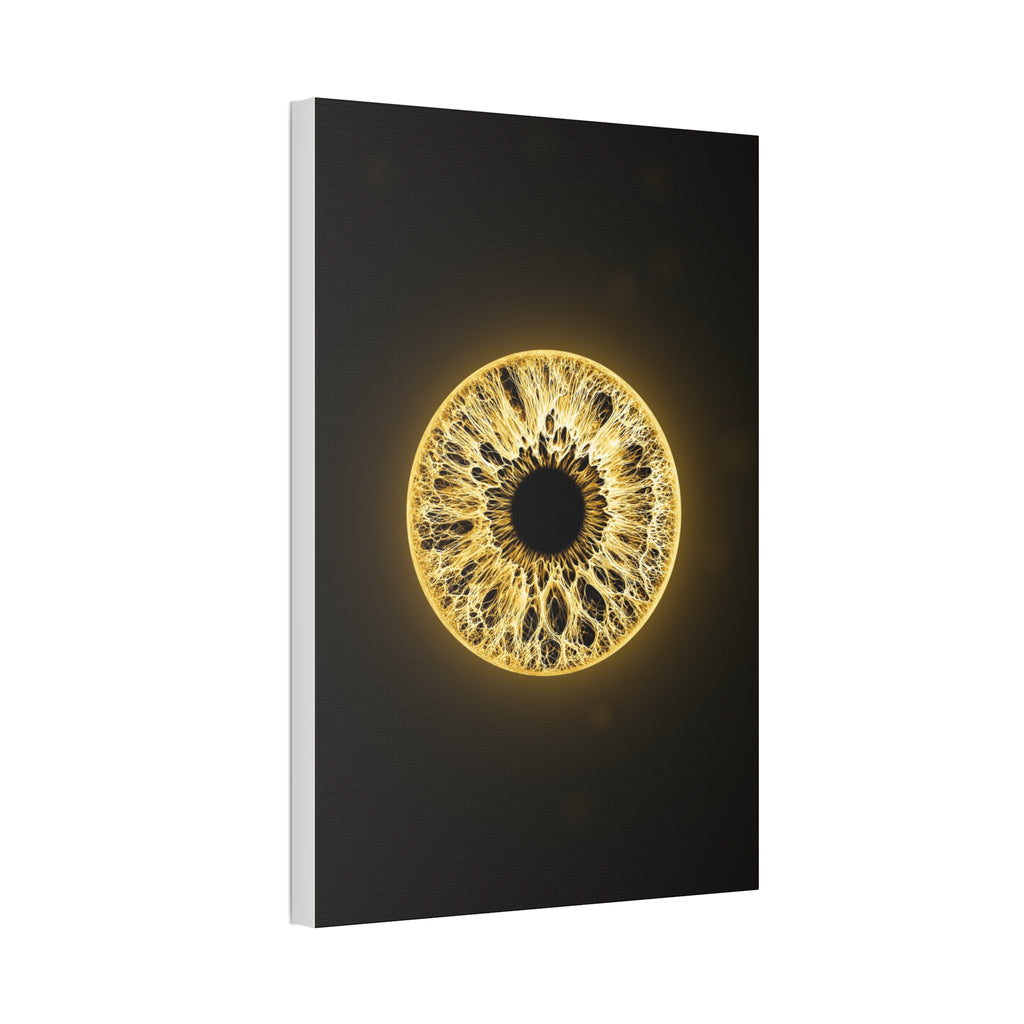 BLXNTT Iris – Lace Web Molten Gold Glossy Canvas
