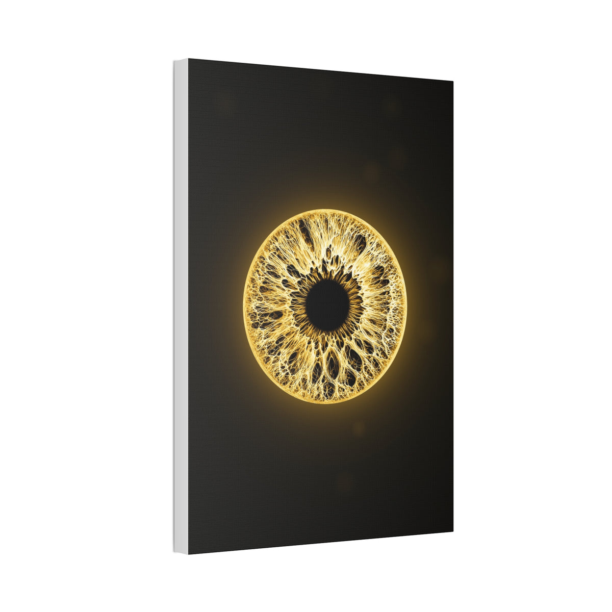 BLXNTT Iris – Lace Web Molten Gold Glossy Canvas