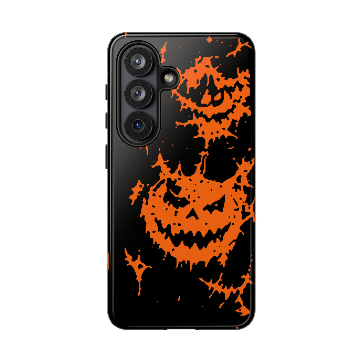 Orange Spiderweb Pumpkin Phone Case