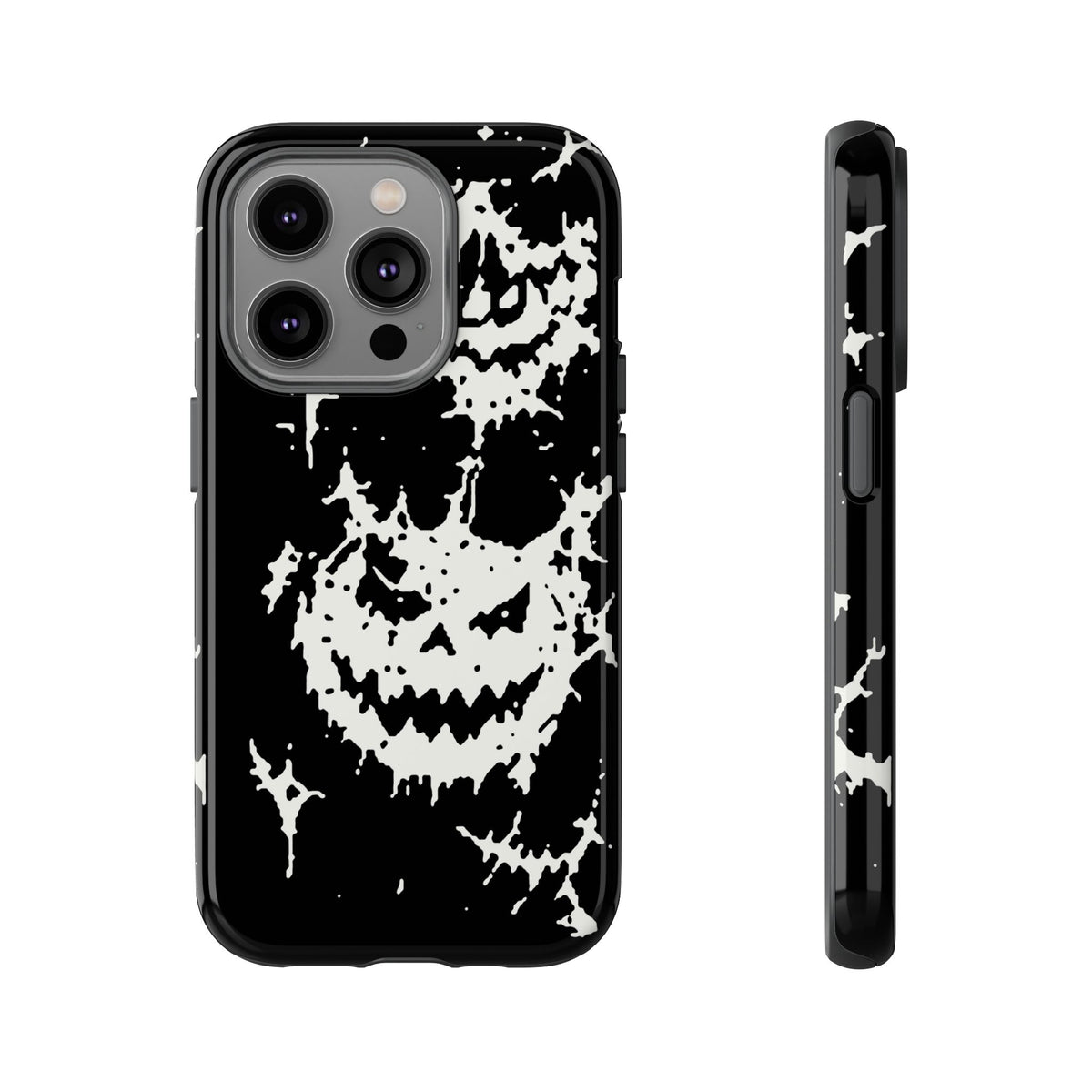 White Spiderweb Pumpkin Phone Case