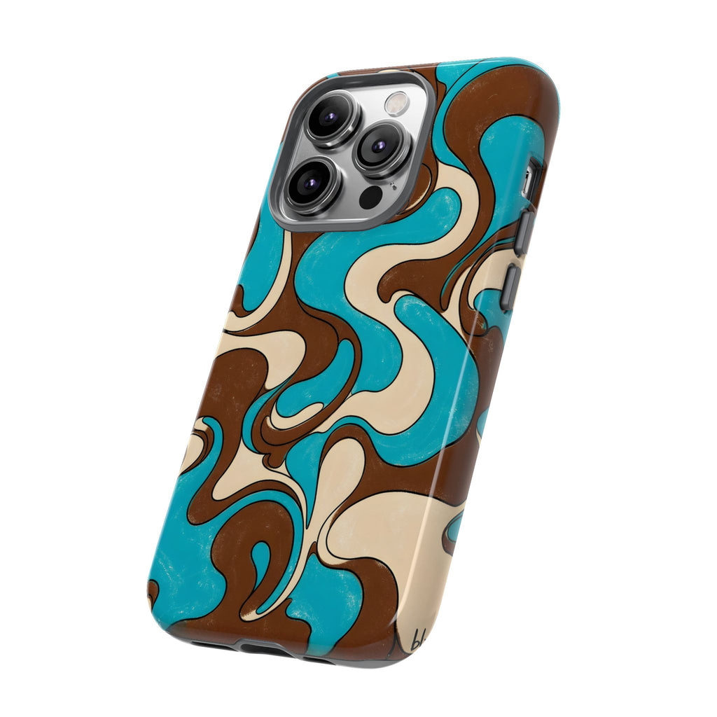 Fillmore Flow - Turquoise & Chocolate Phone Case