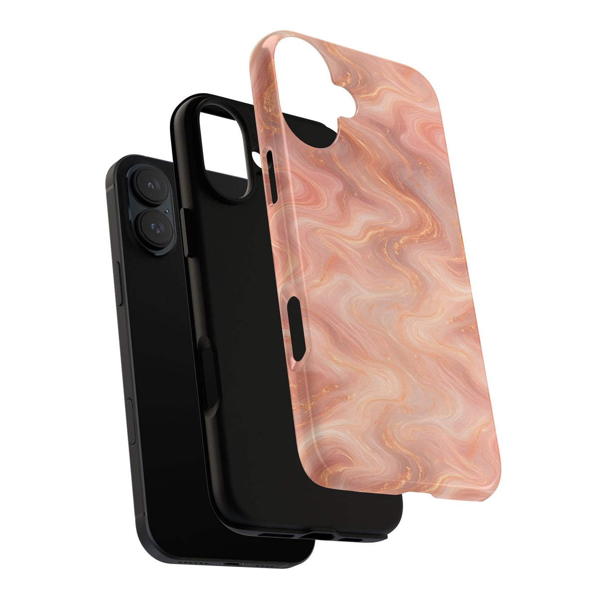 Rose Gold Marble Phone Case