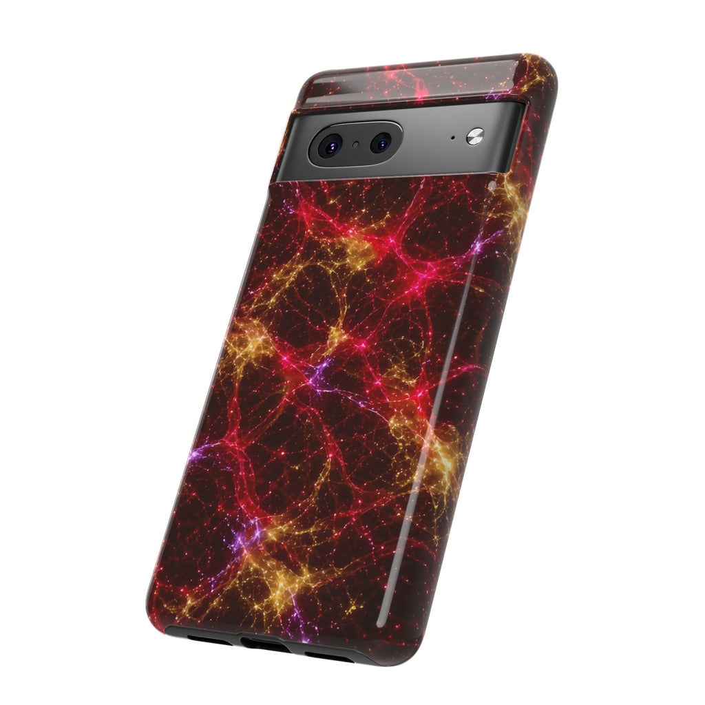 Neon Mycelium - Rainbow Nerve Phone Case