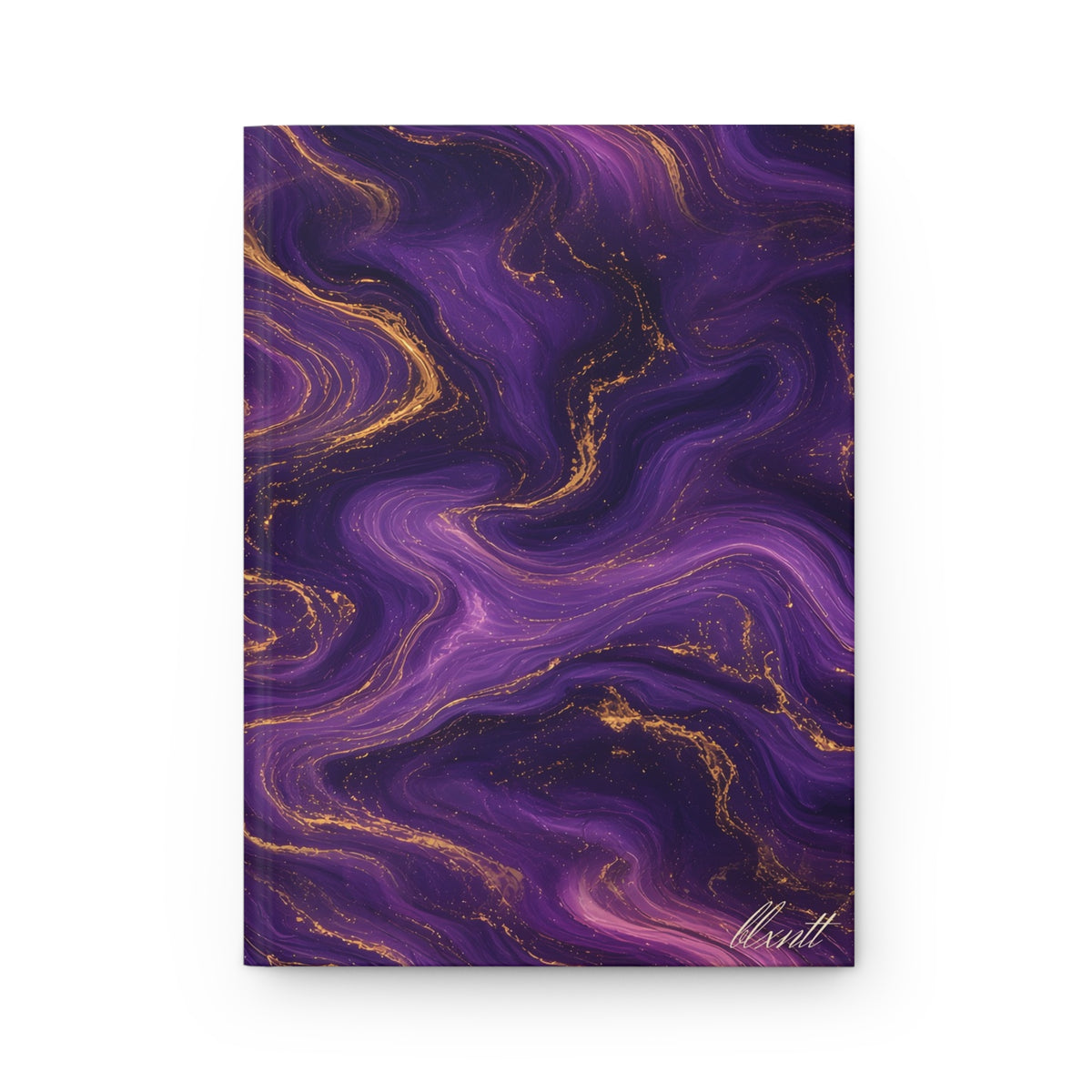 Royal Purple Marble Hardcover Journal