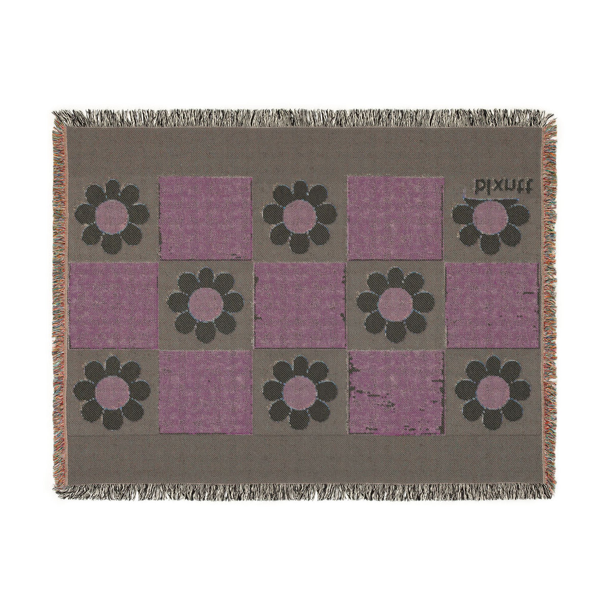 BLXNTT Green Hippie Woven Blanket #2