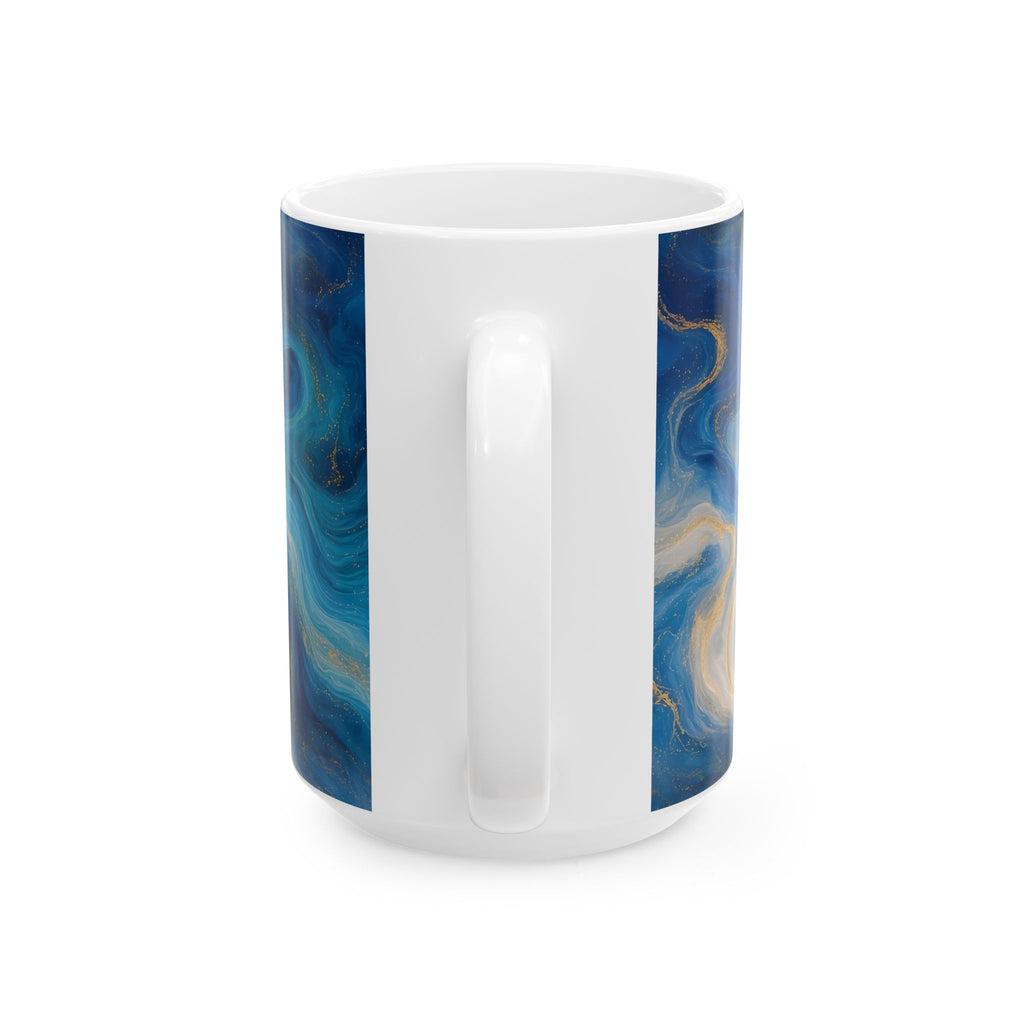Ocean Blue Marble Mug