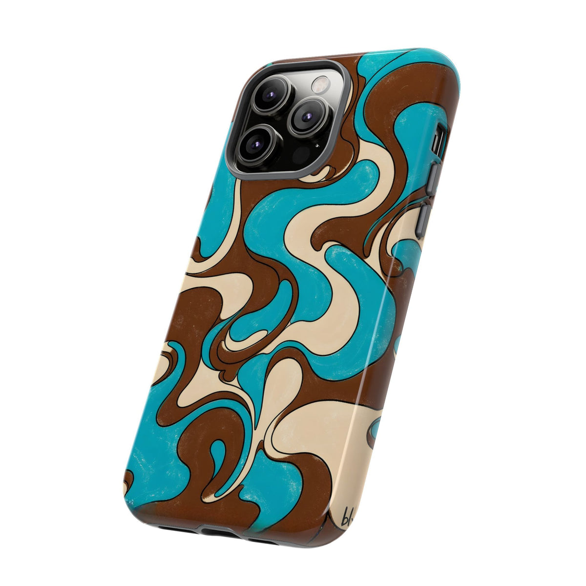 Fillmore Flow - Turquoise & Chocolate Phone Case