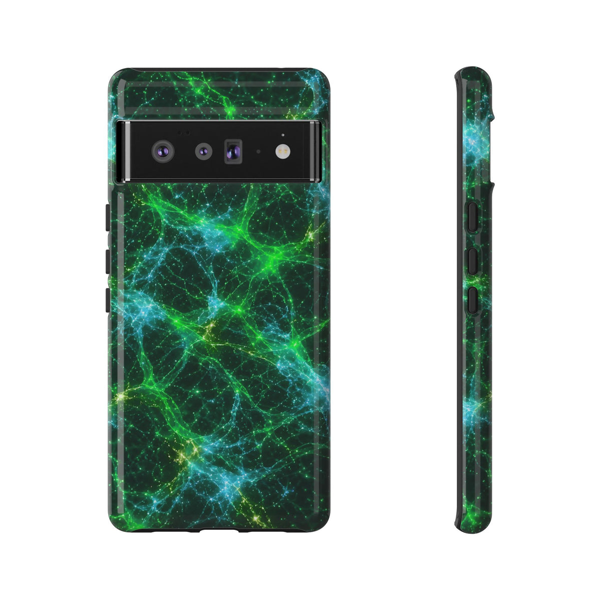 Neon Mycelium - Mermaid Phone Case