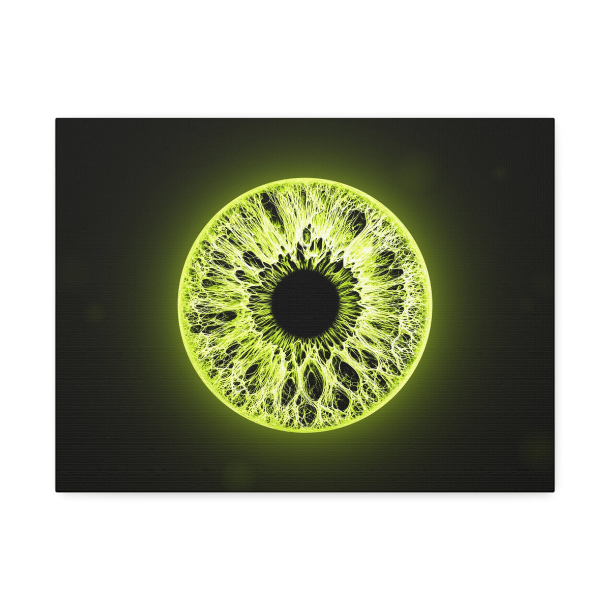 BLXNTT Iris – Lace Web Toxic Chartreuse Glossy Canvas