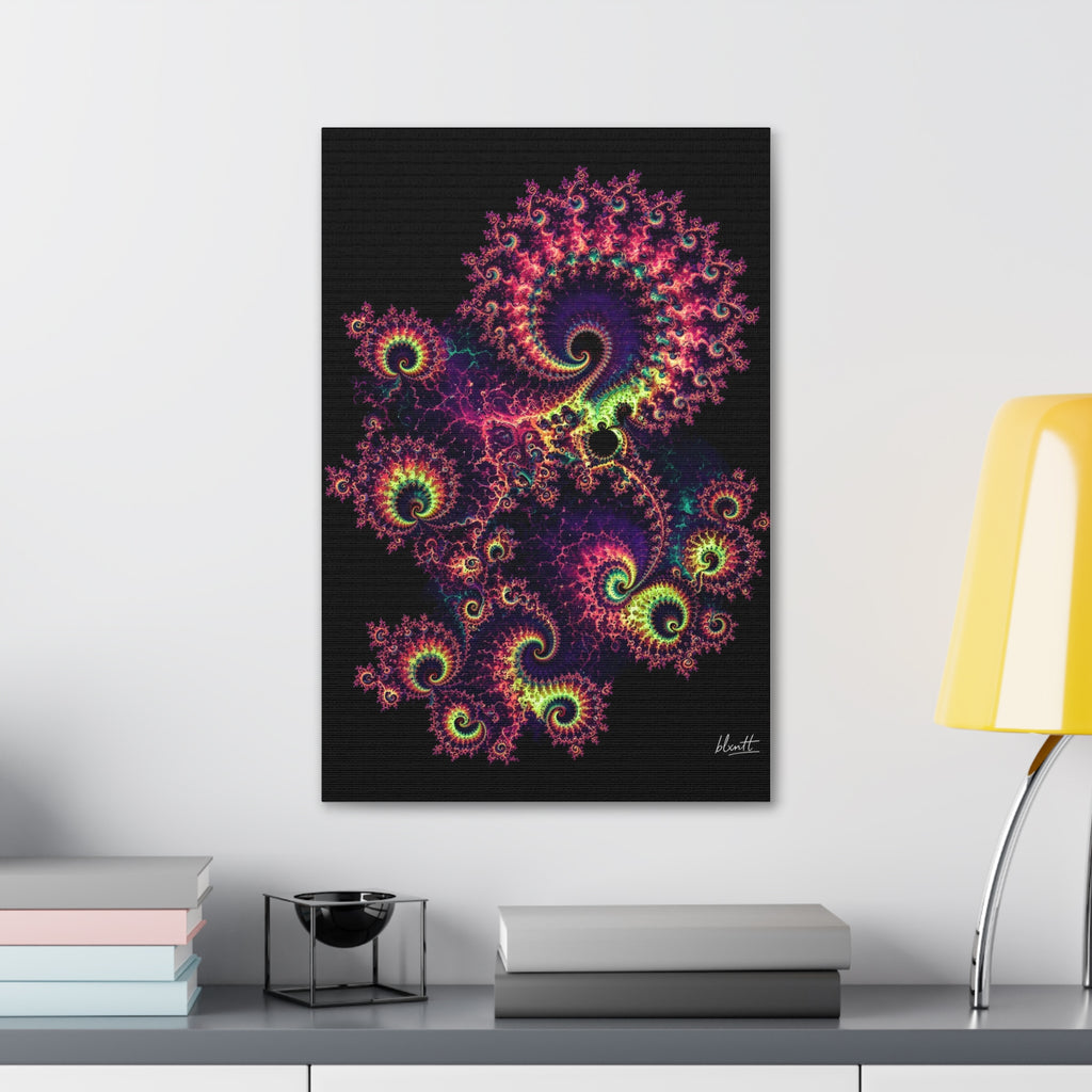 Copper Infinity - Blacklight Glossy Canvas