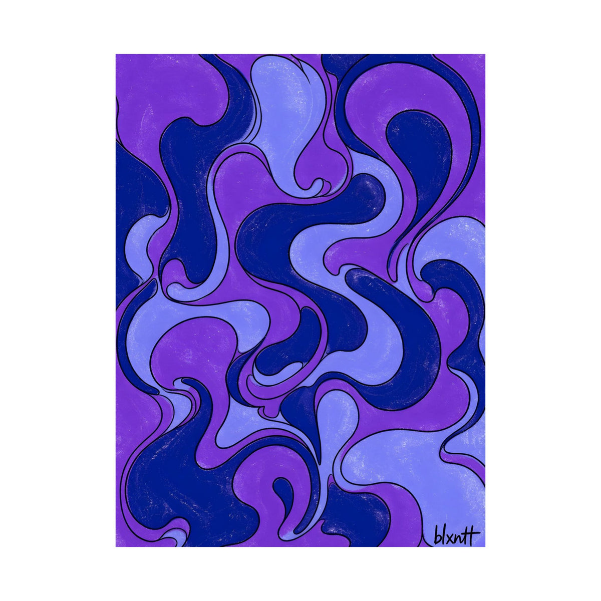 Fillmore Flow - Ultraviolet Poster