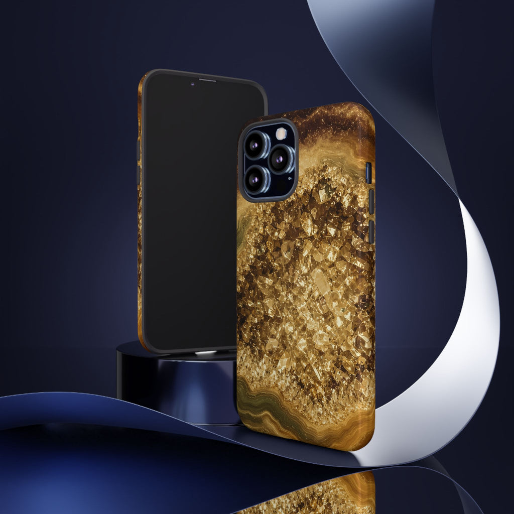 Geode Core - Gold Vein Phone Case