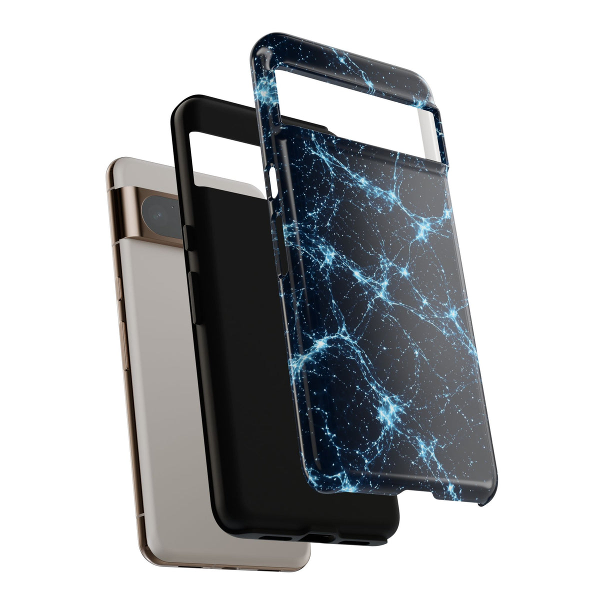 Neon Mycelium - Ice Crystal Phone Case