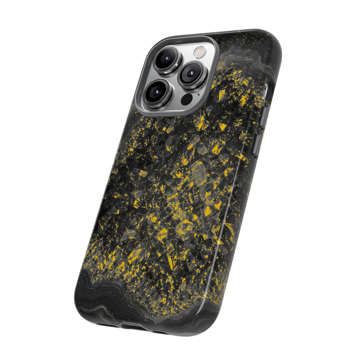 Geode Core - Mono Gold Spark Phone Case
