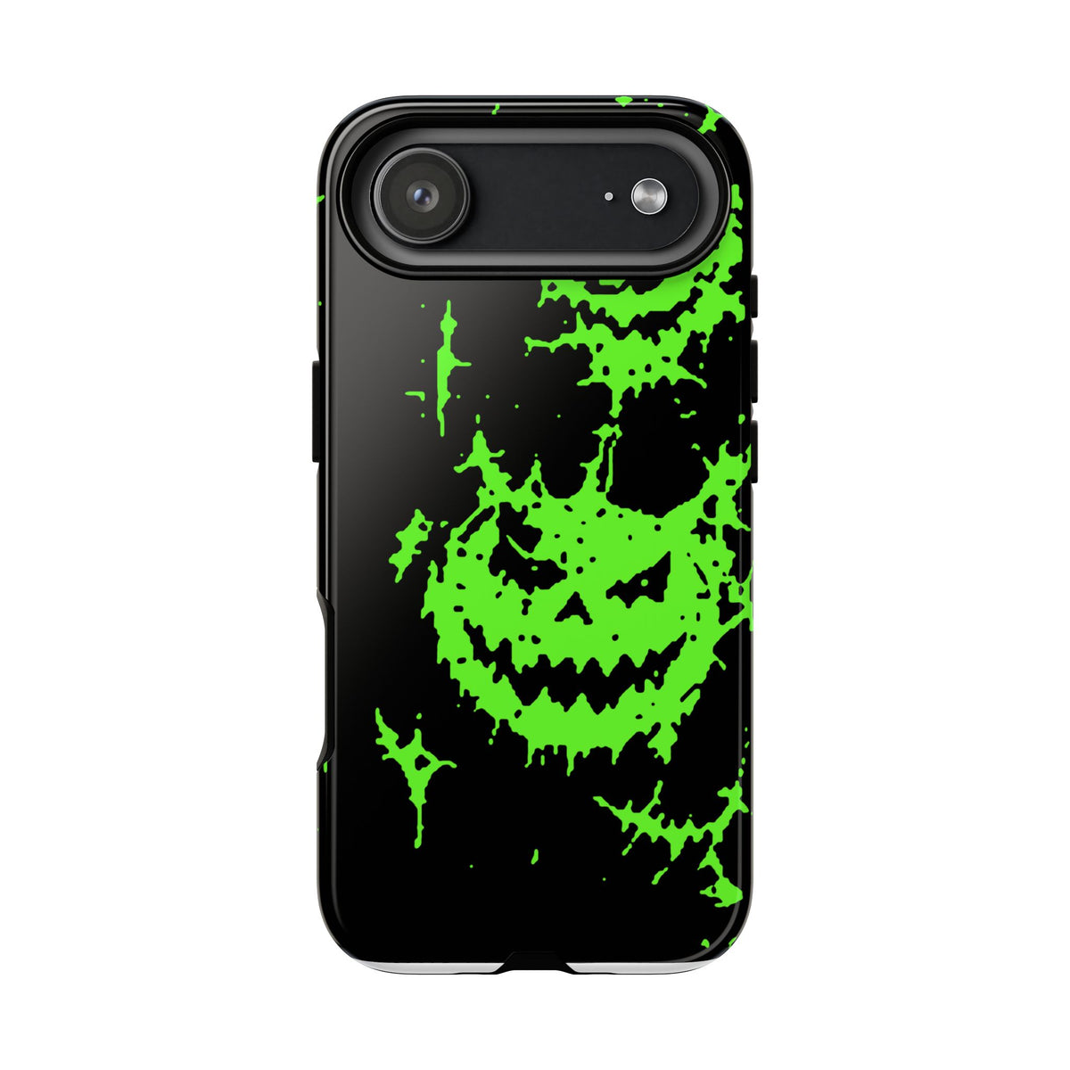 Green Spiderweb Pumpkin Phone Case