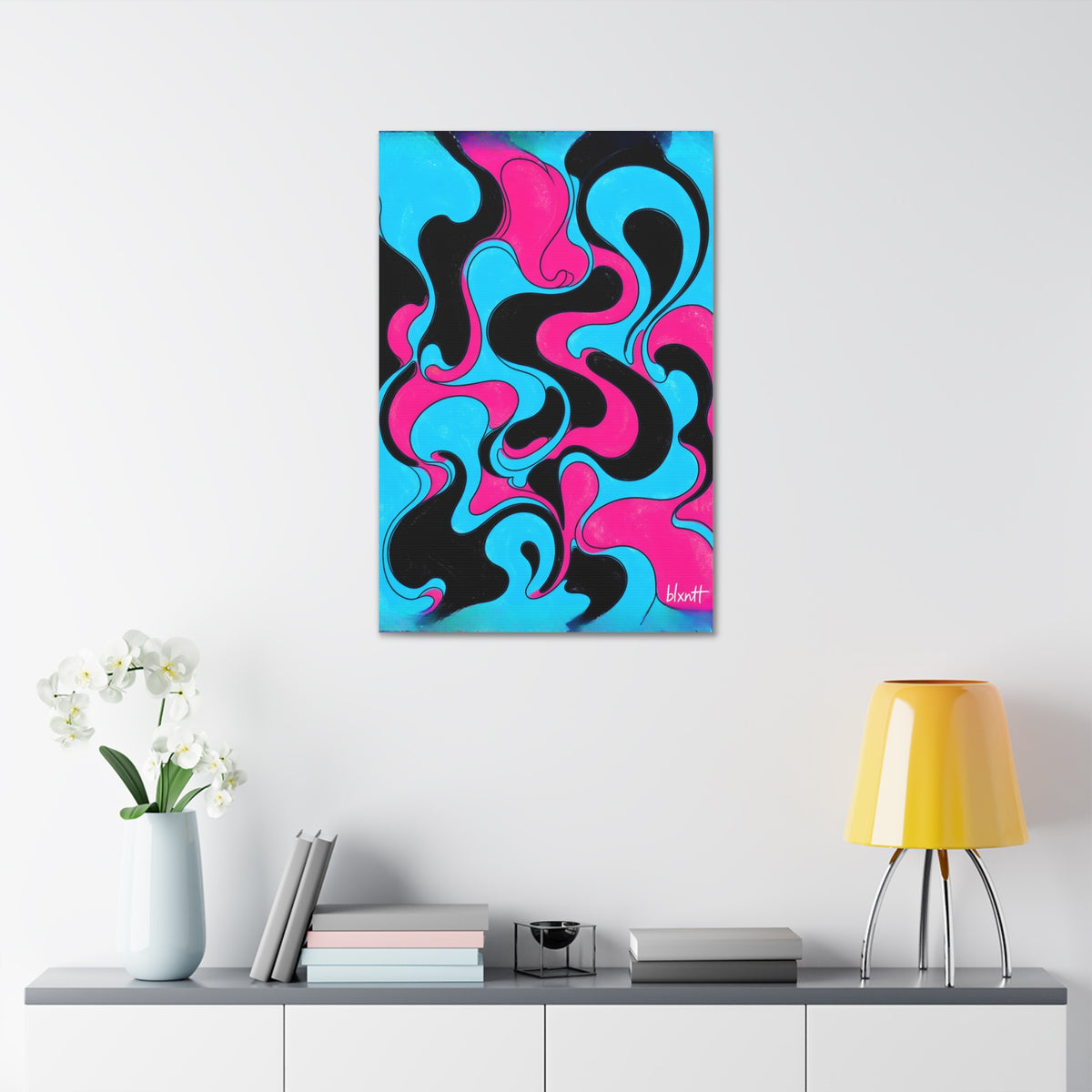 Fillmore Flow - Cyberpunk Glossy Canvas