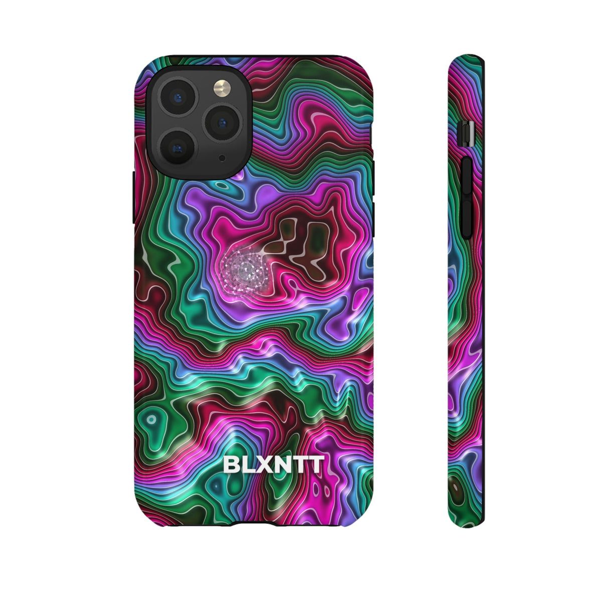 Neon Agate Phone Case