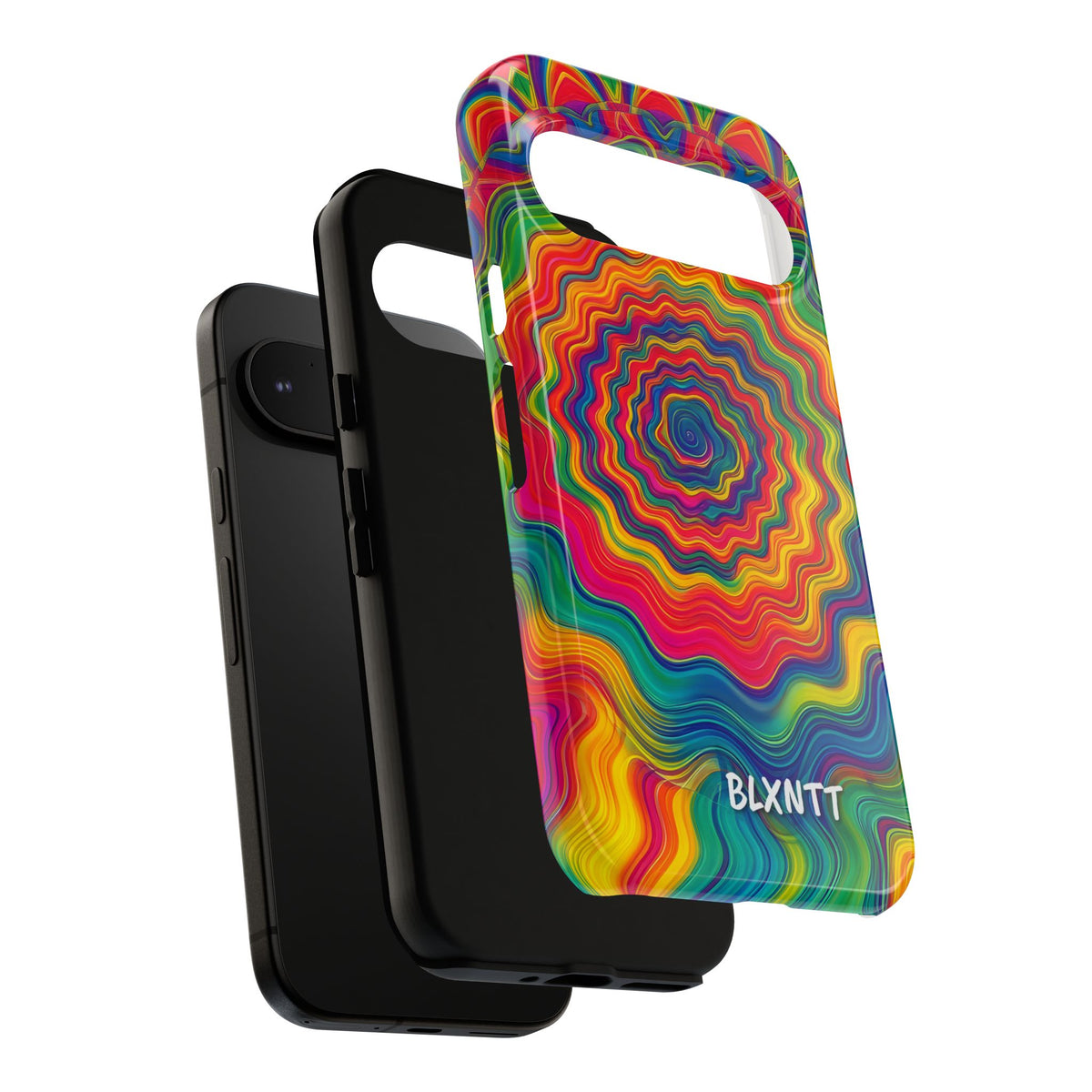 Hypnotic Rainbow Ripple Phone Case