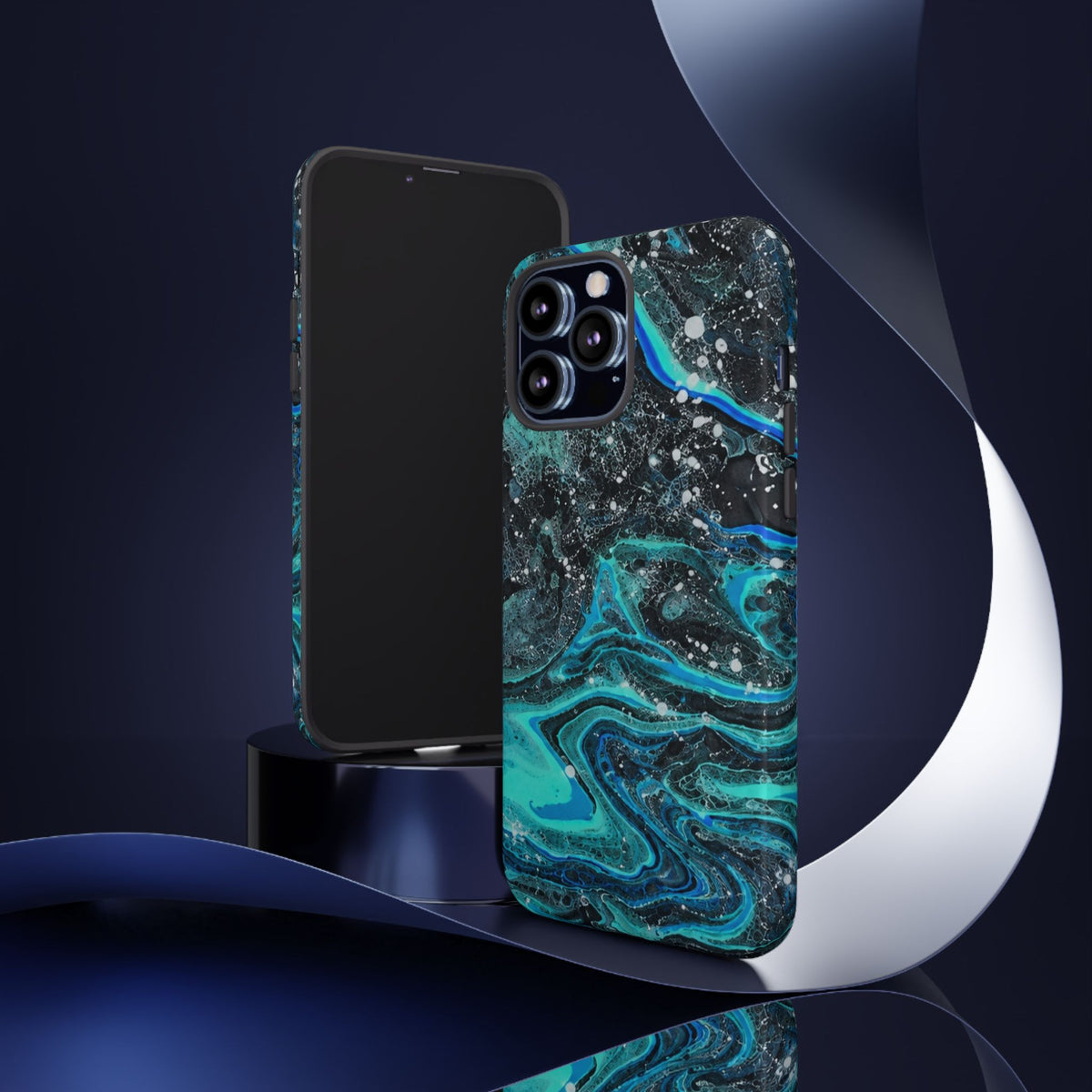 BLXNTT Deep Current Pour Tough Phone Case