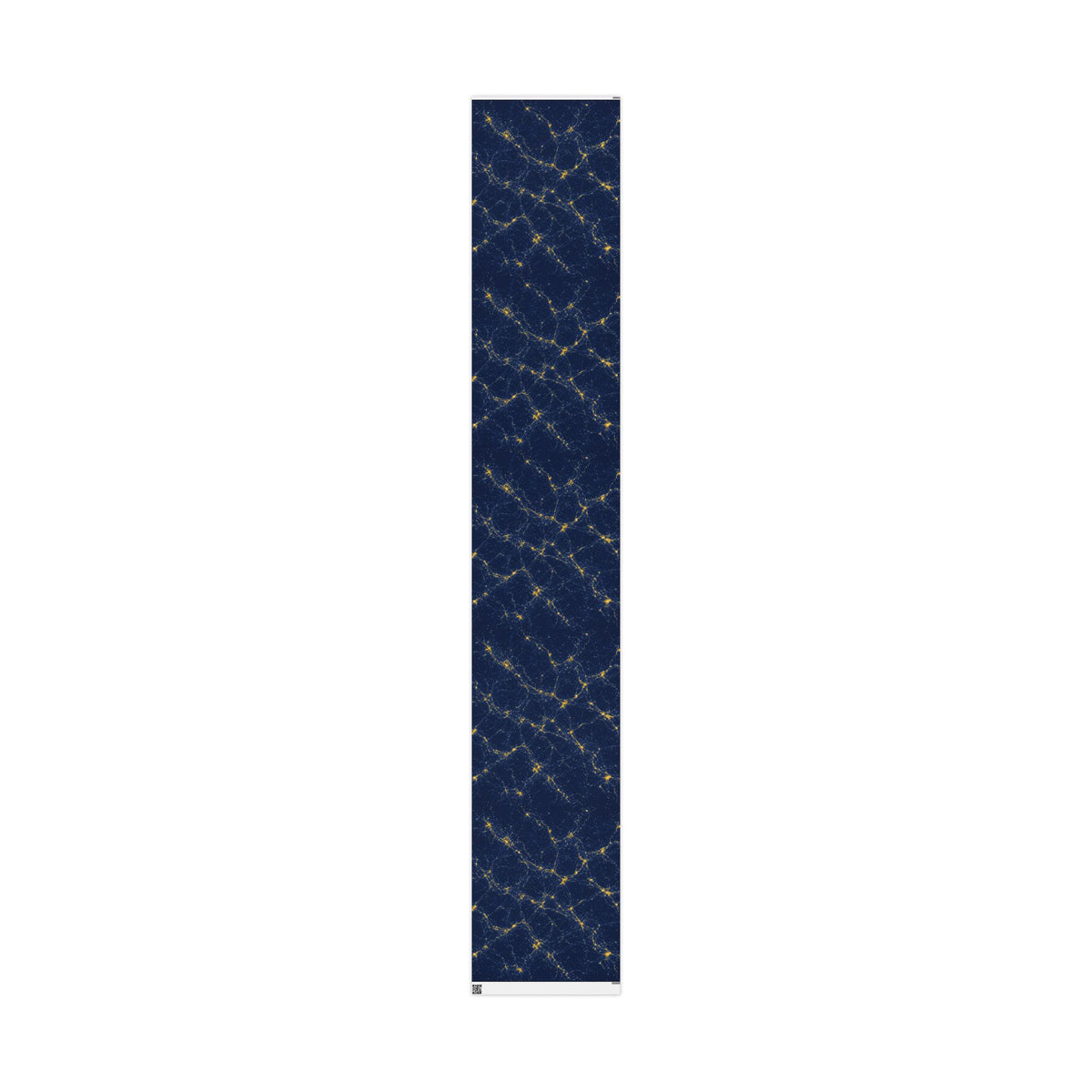Neon Mycelium - Mustard Navy Wrapping Paper