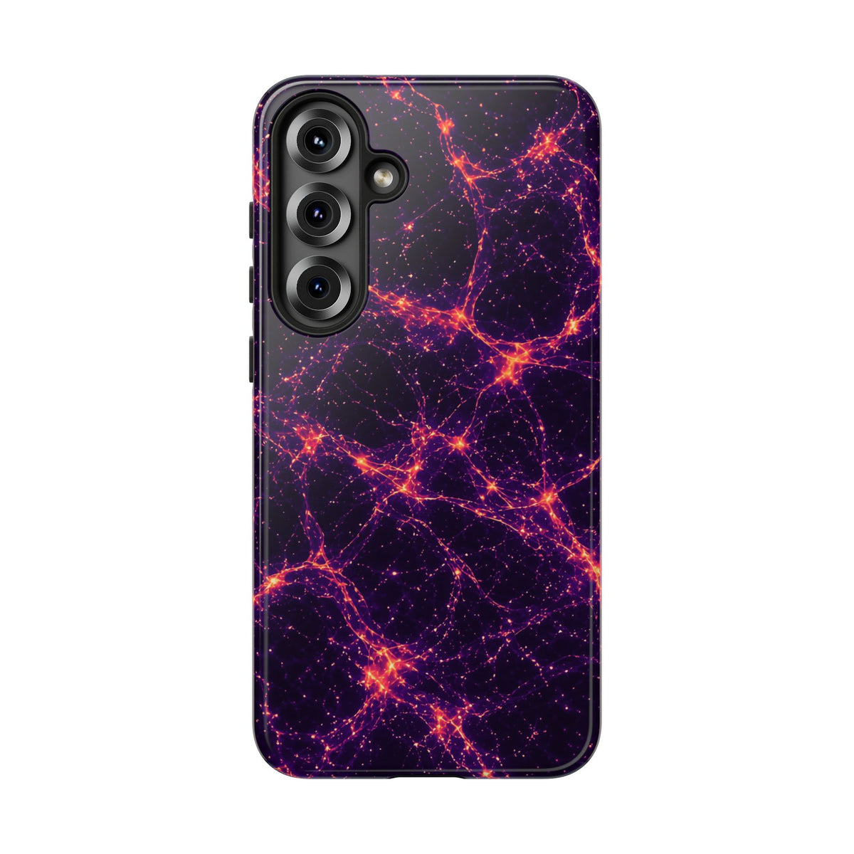 Neon Mycelium - Sunset Synapse Phone Case