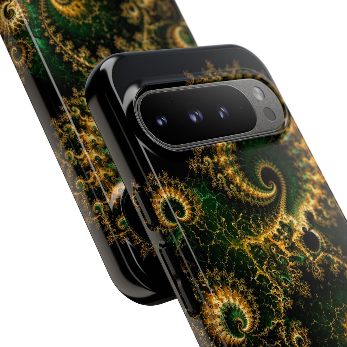 Copper Infinity - Emerald & Gold Phone Case