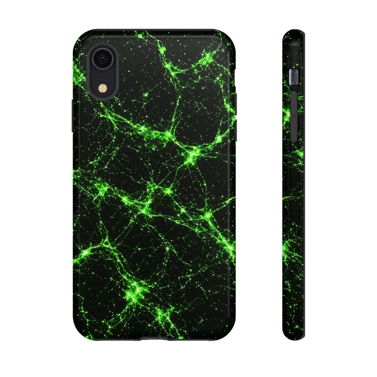 Neon Mycelium - Toxic Lime Phone Case