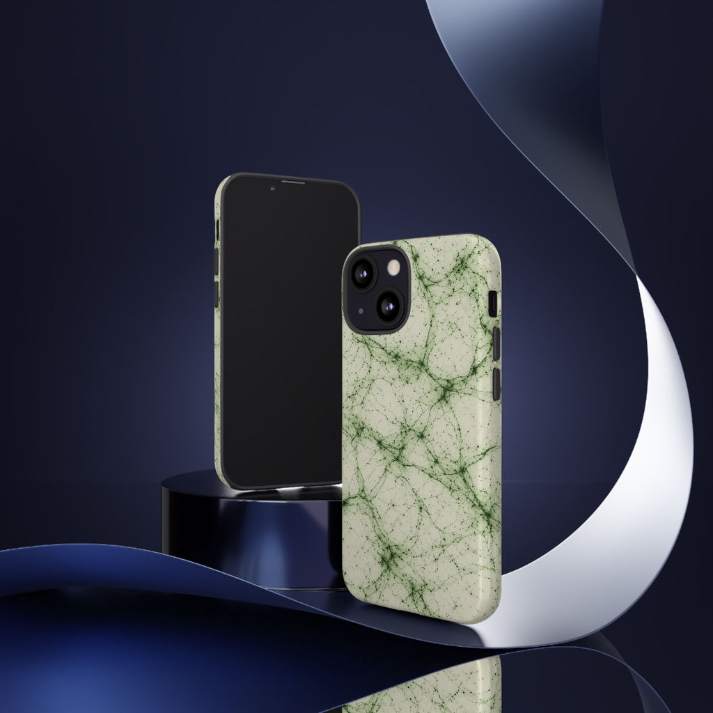 Neon Mycelium - Matcha Latte Phone Case