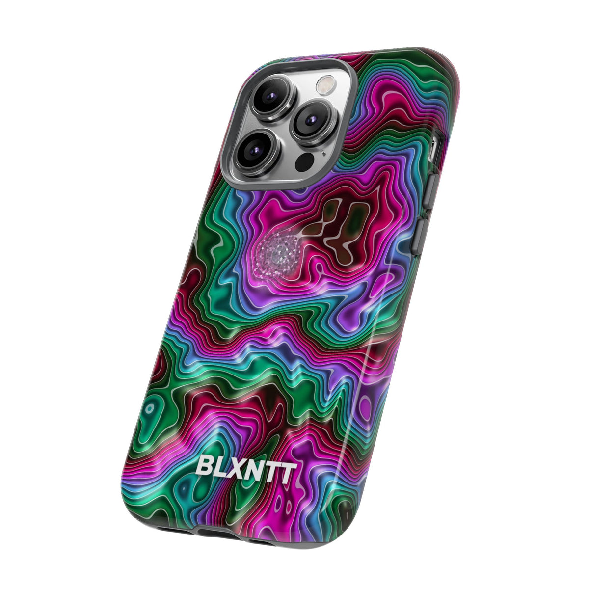 Neon Agate Phone Case