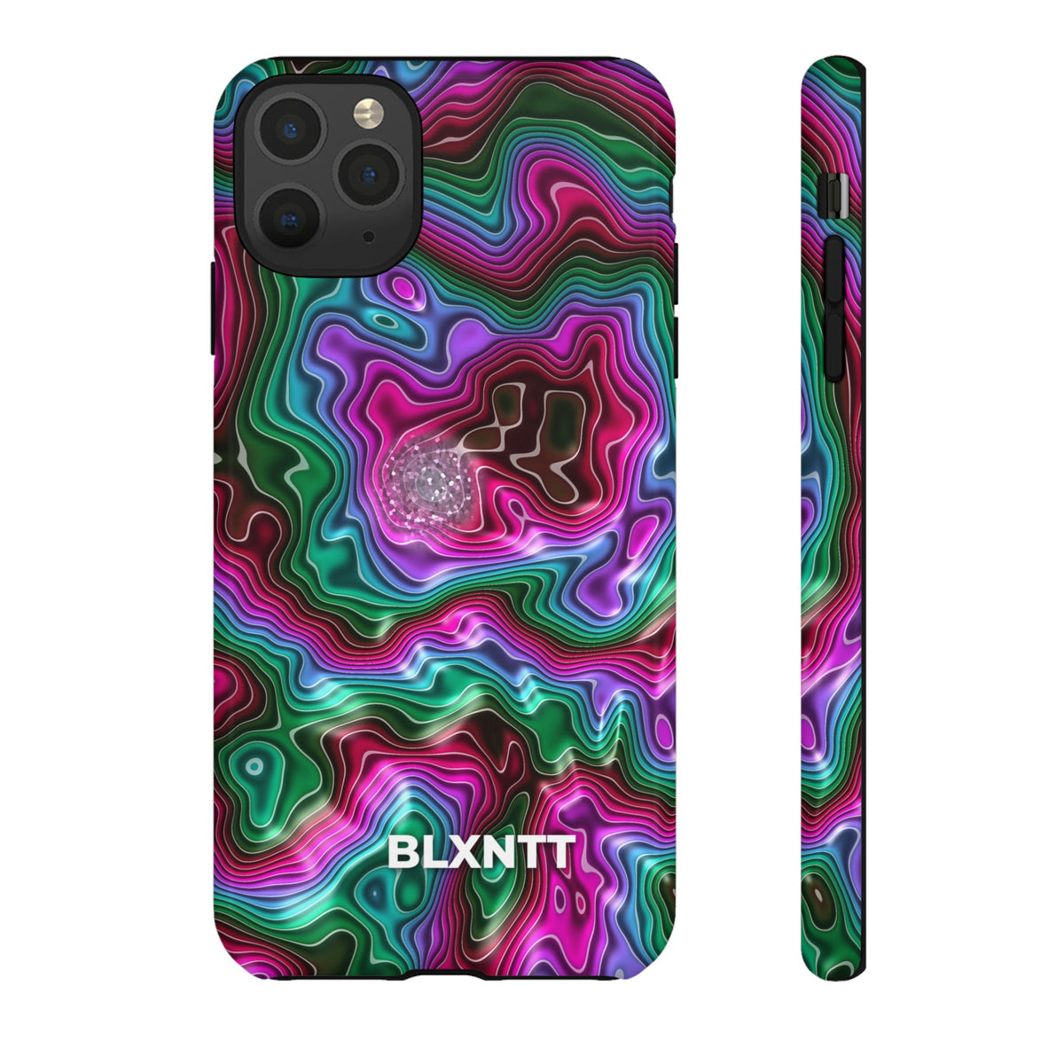 Neon Agate Phone Case