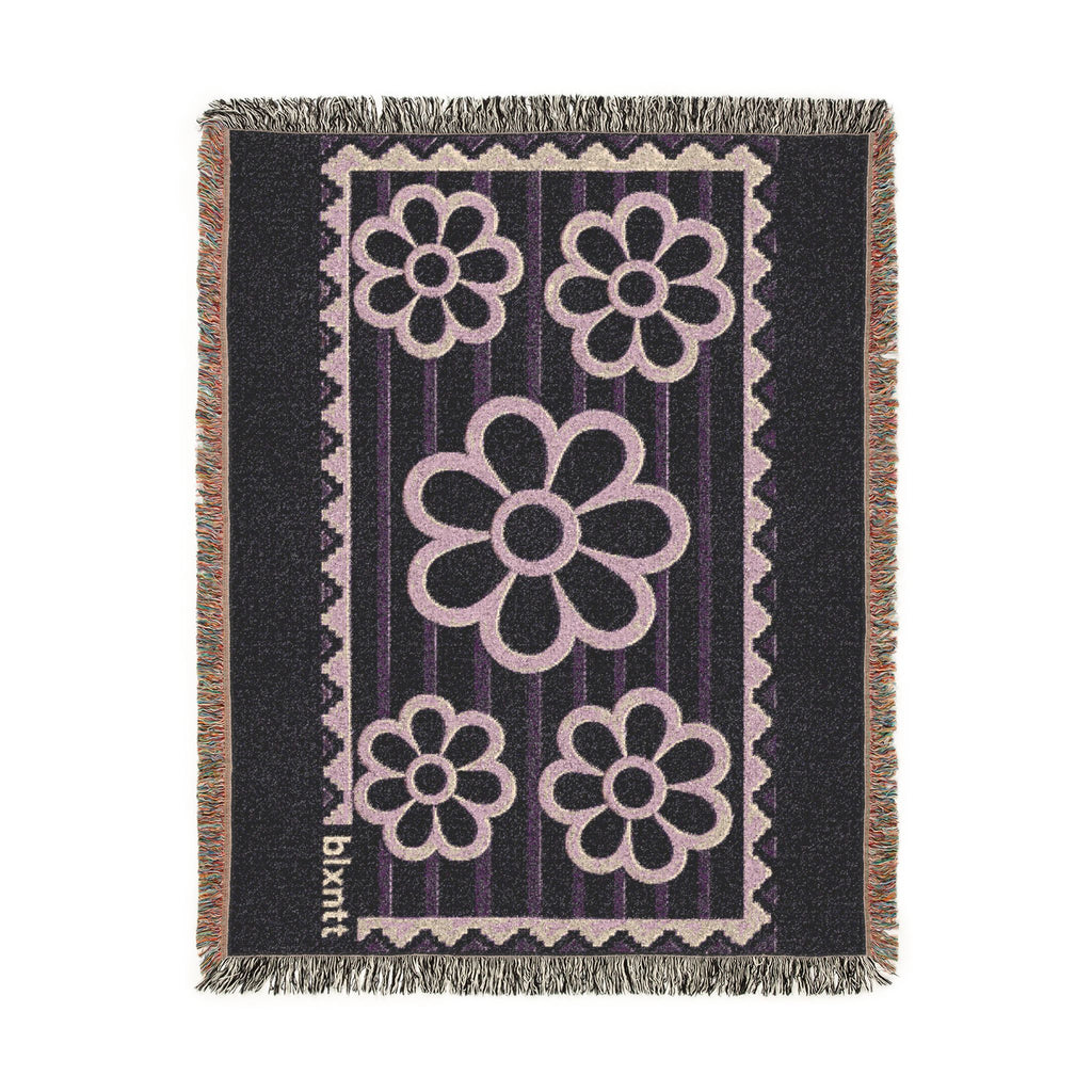 BLXNTT Purple Hippie Woven Blanket #2