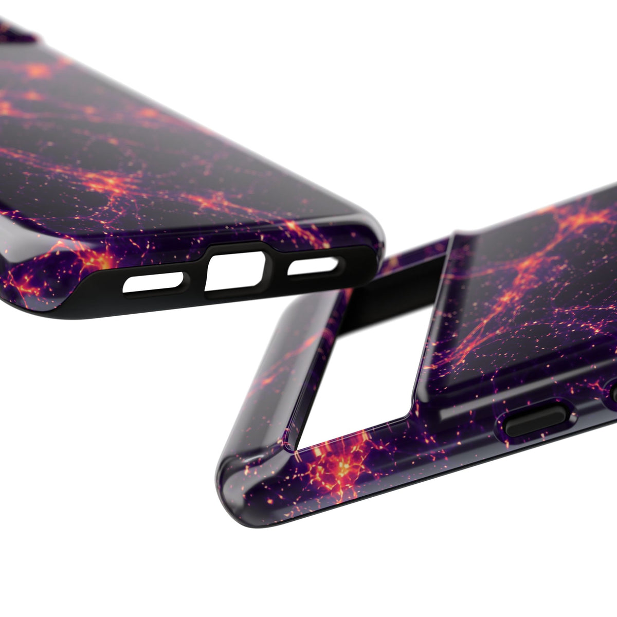 Neon Mycelium - Sunset Synapse Phone Case