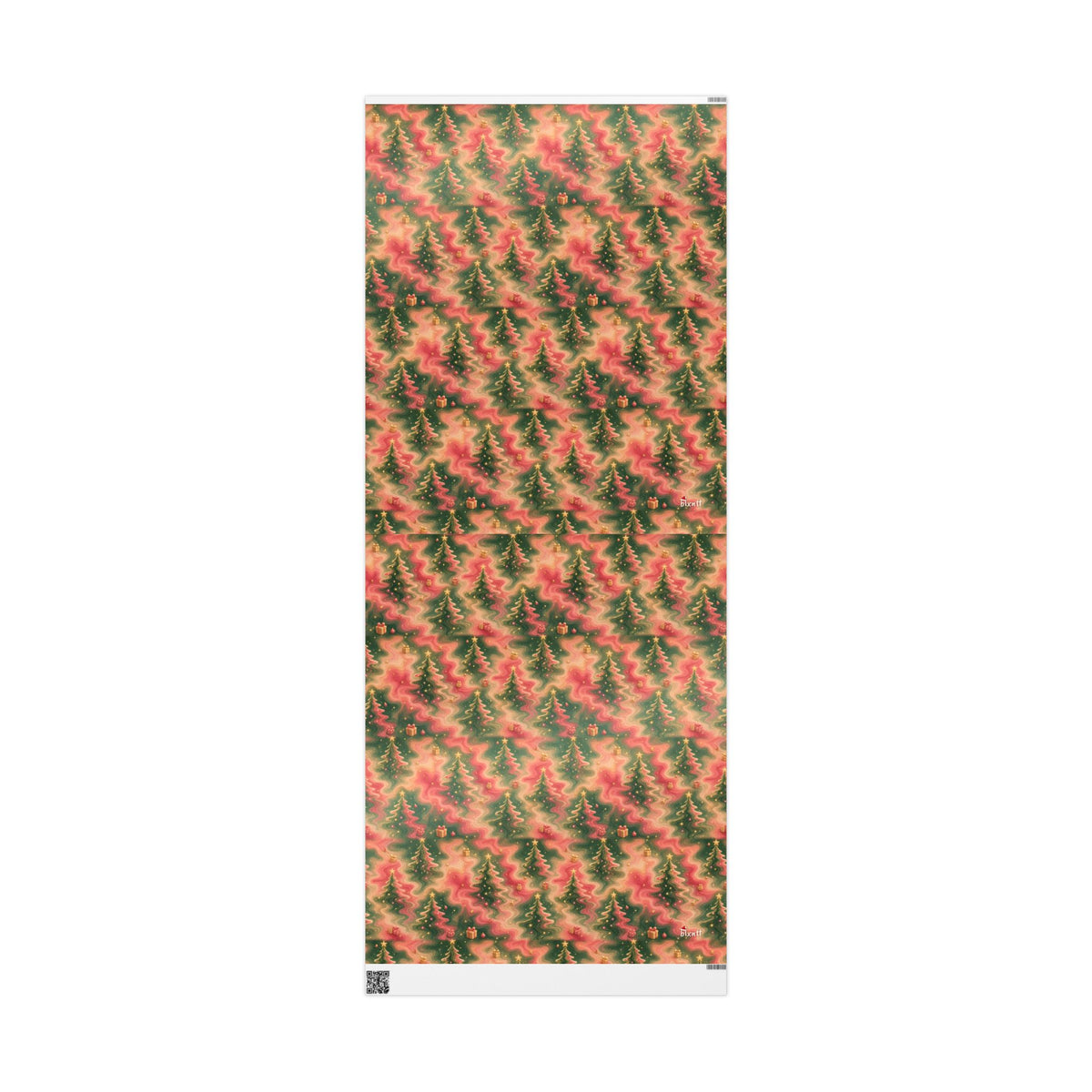Trees Trippy Christmas Wrapping Paper