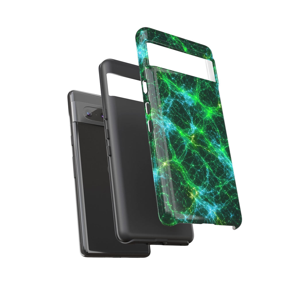 Neon Mycelium - Mermaid Phone Case