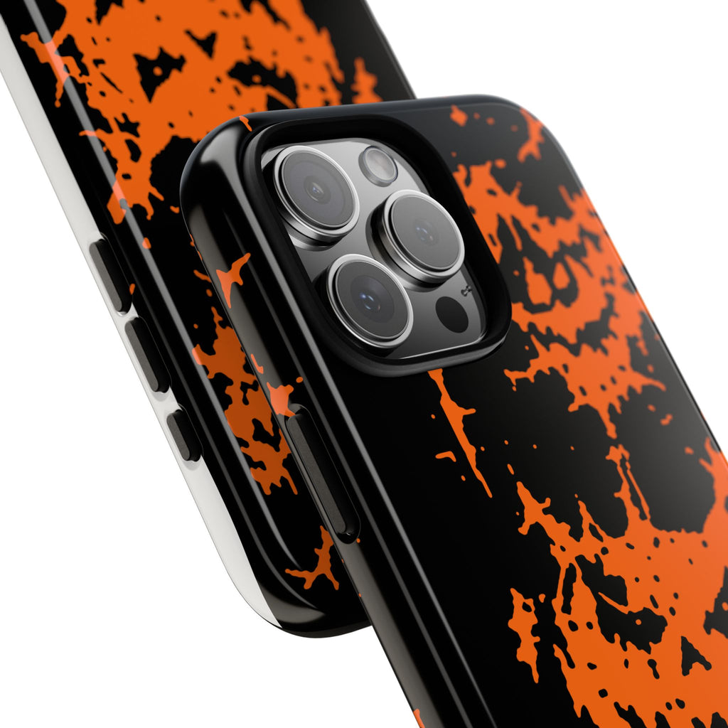 Orange Spiderweb Pumpkin Phone Case