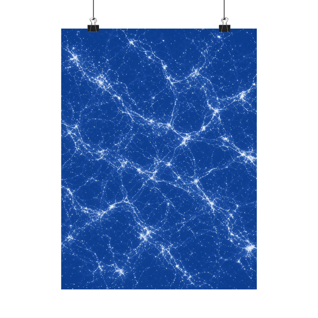Neon Mycelium - Blueprint Poster