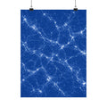 Neon Mycelium - Blueprint Poster