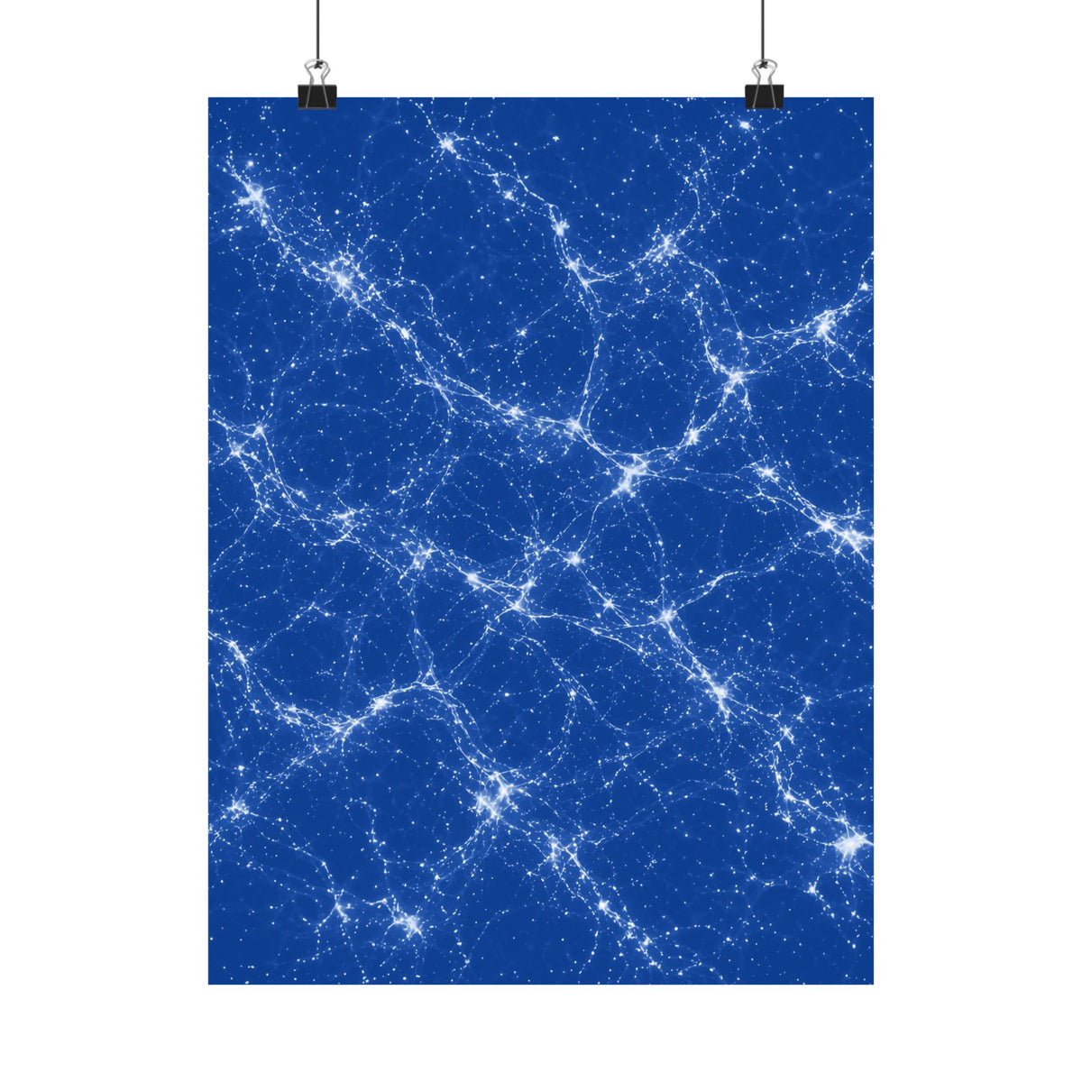 Neon Mycelium - Blueprint Poster
